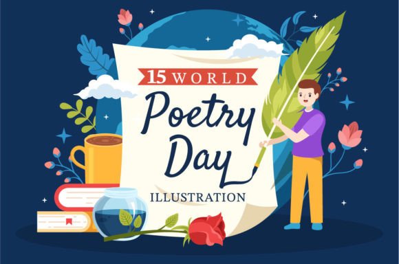 Download 15 World Poetry Day Illustration - Poetry Collection