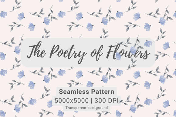 Download Seamless Pattern the Poetry of Flowers - Premium Resources